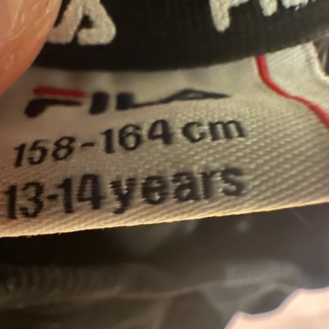 Svart långärmad klänning från FILA - 90