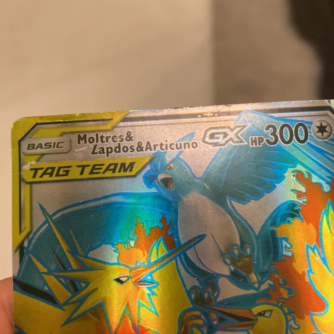 Pokémonkort Moltres & Zapdos & Articuno GX - 91