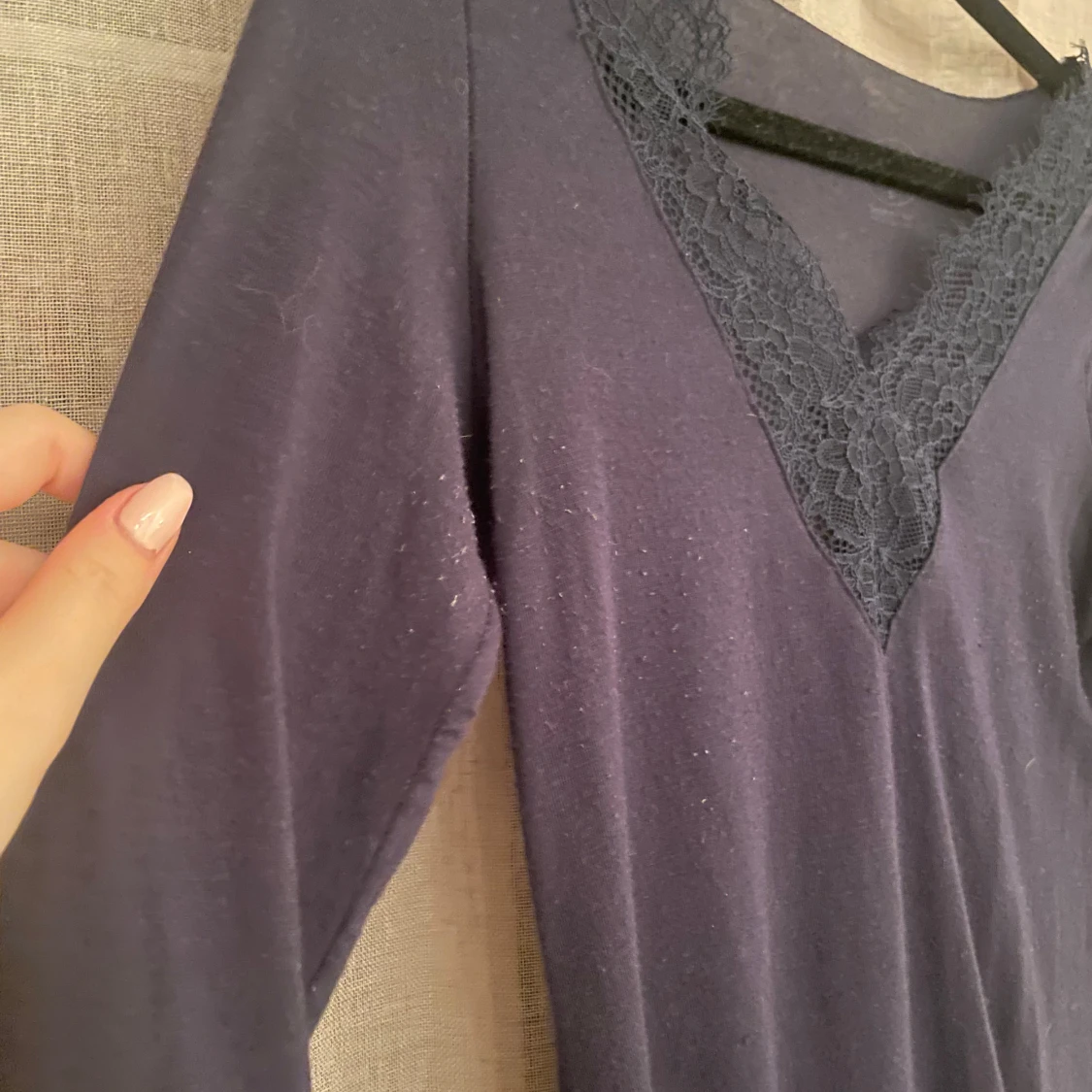 Mörkblå långärmad topp från Intimissimi - 1