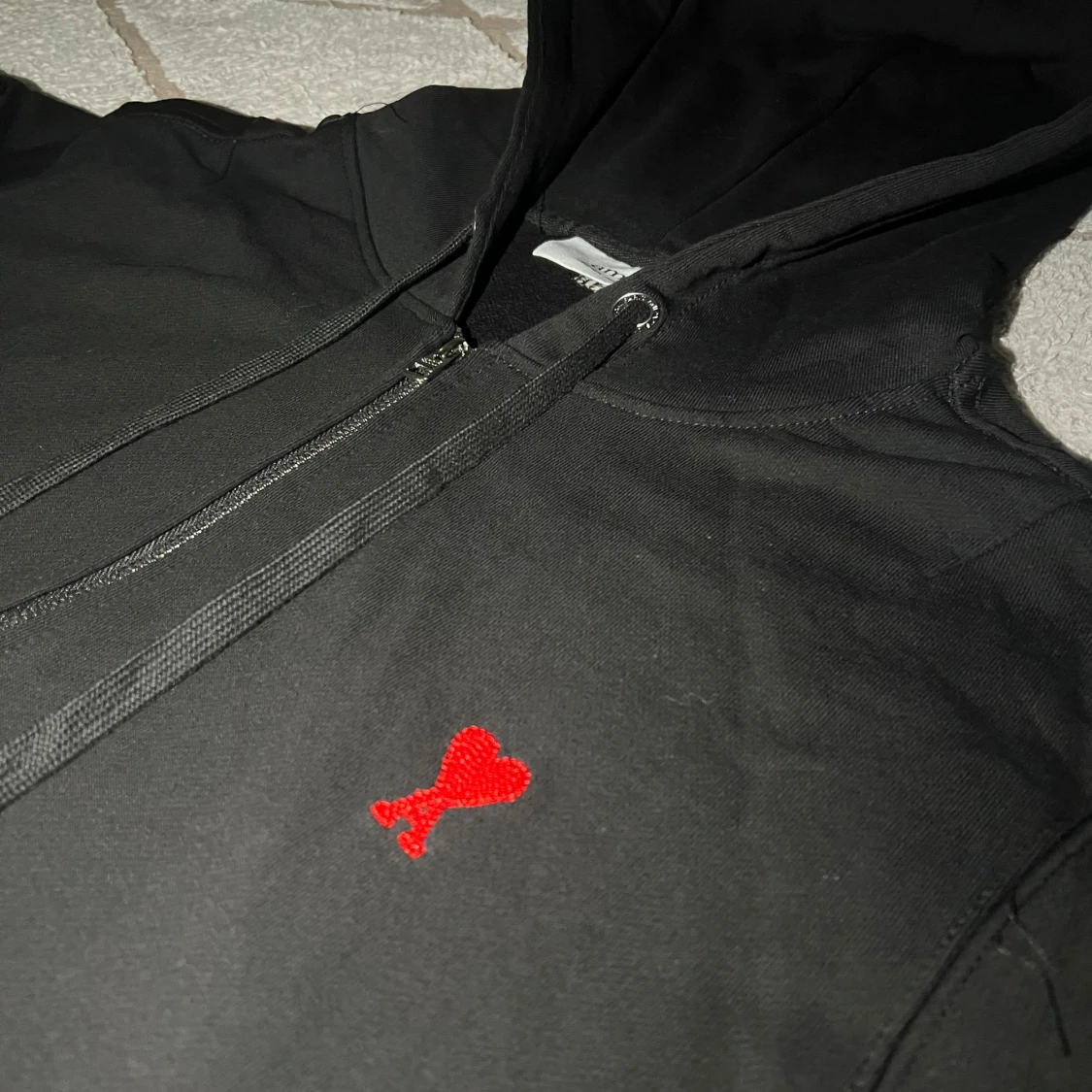 Svart Ami Paris zip up - 1