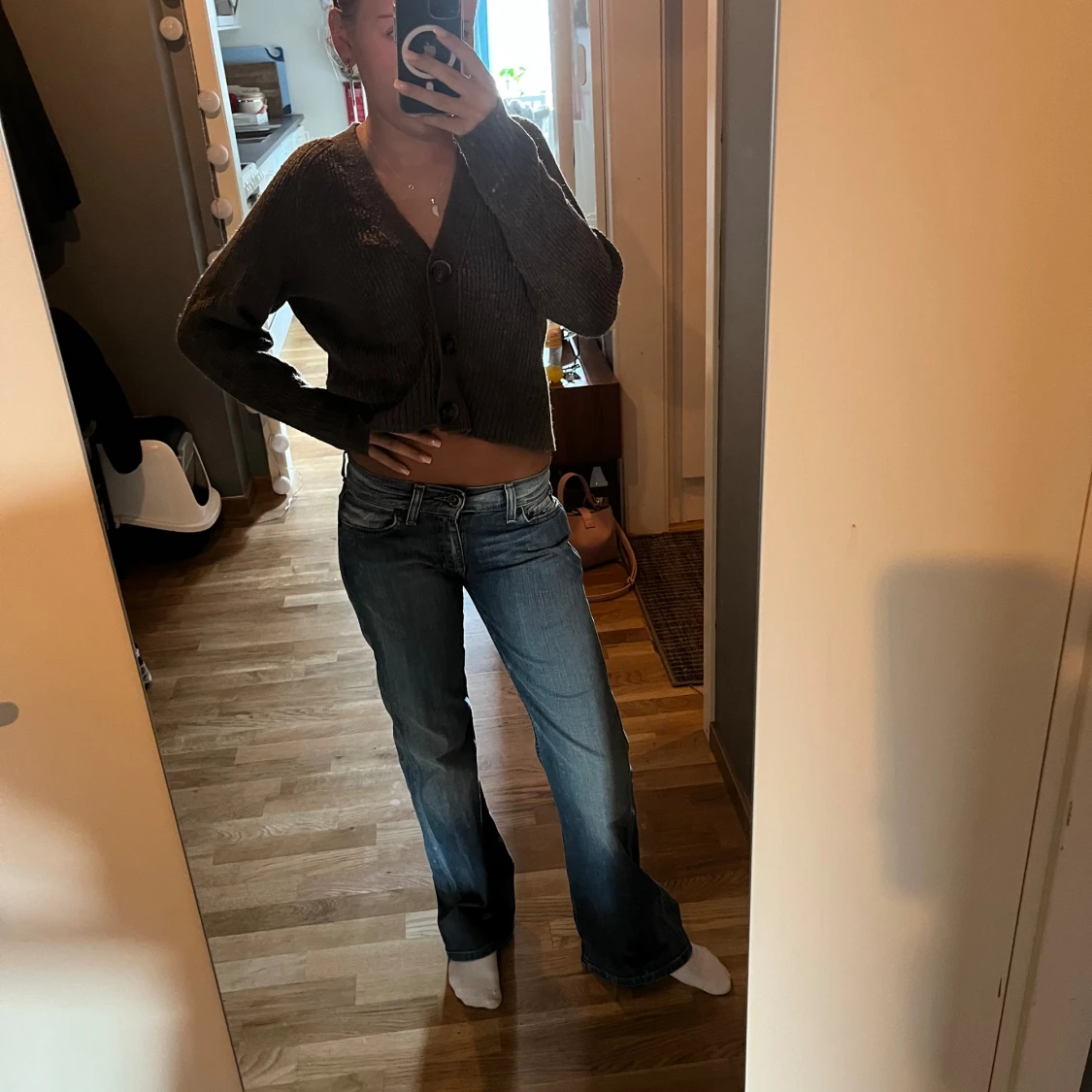 Stickad kofta💘 - 90