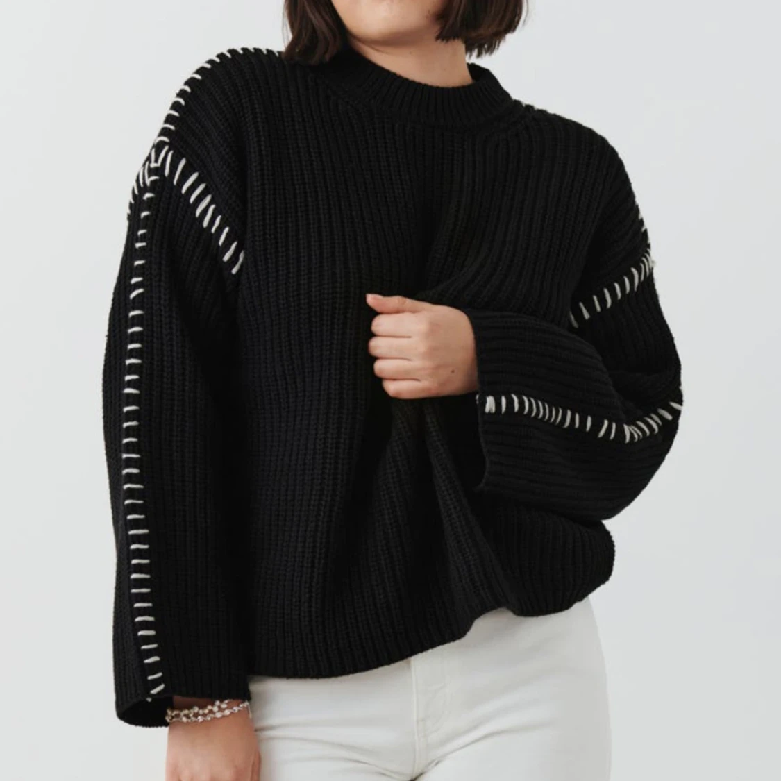 Stickad tröja från Gina tricot