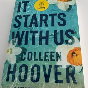 It starts with us bok - Har personligen inte läst denna bok, där den är då helt ny, har bara suttit i bokhyllan 😊