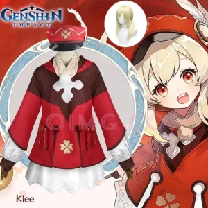 Klee cosplay Genshin impact - Säljer en klee cosplay I storlek L <3 Dm för frågor