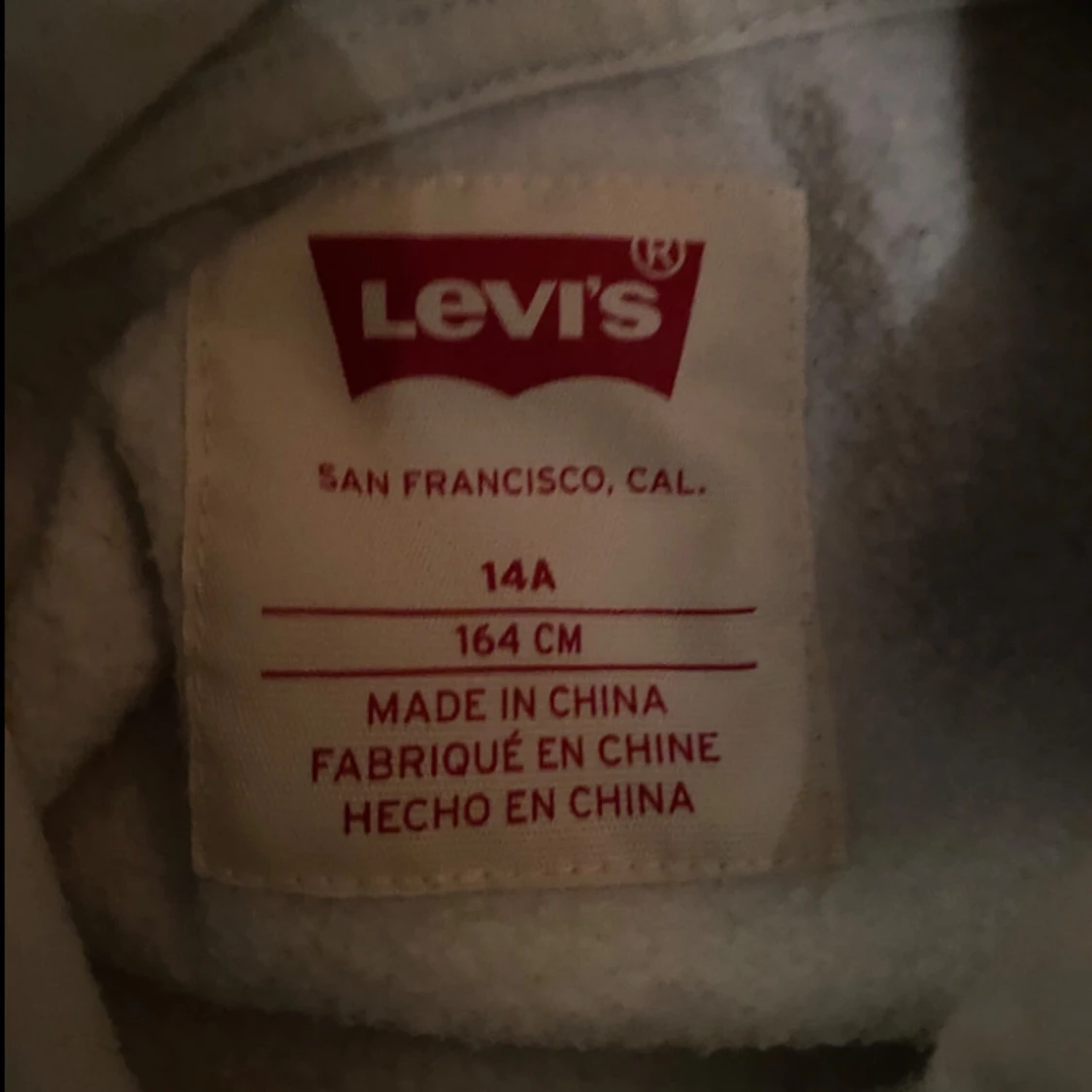 Vit hoodie från Levi's - 3