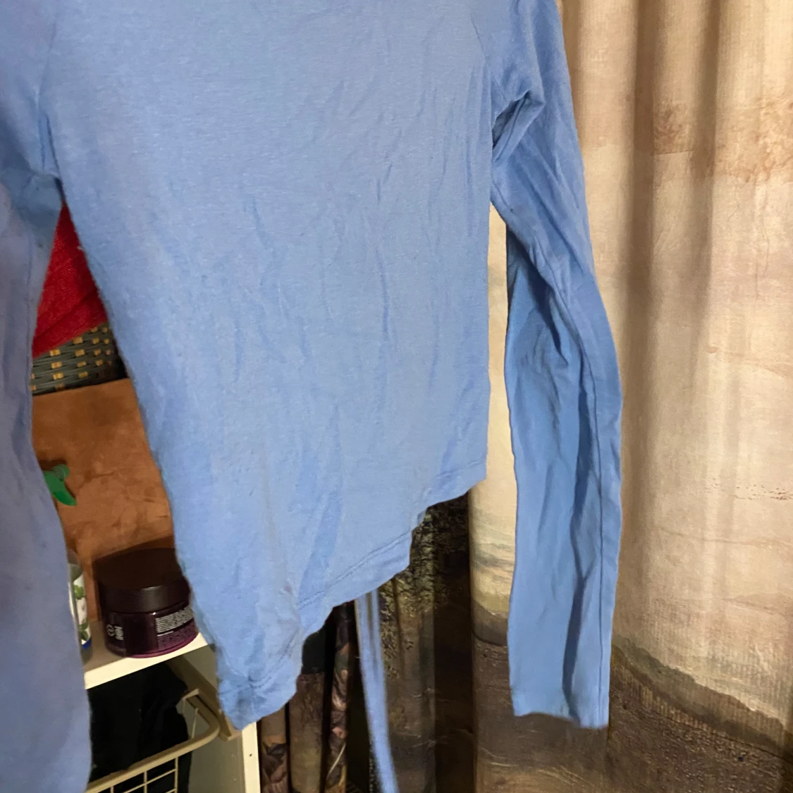 Blå långärmad topp från Bik Bok - 91