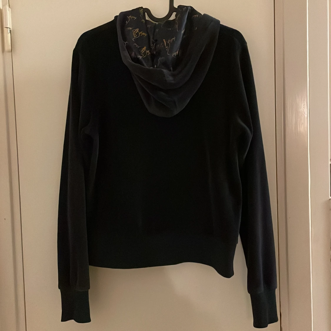 Mörkblå Baby phat hoodie  - 90