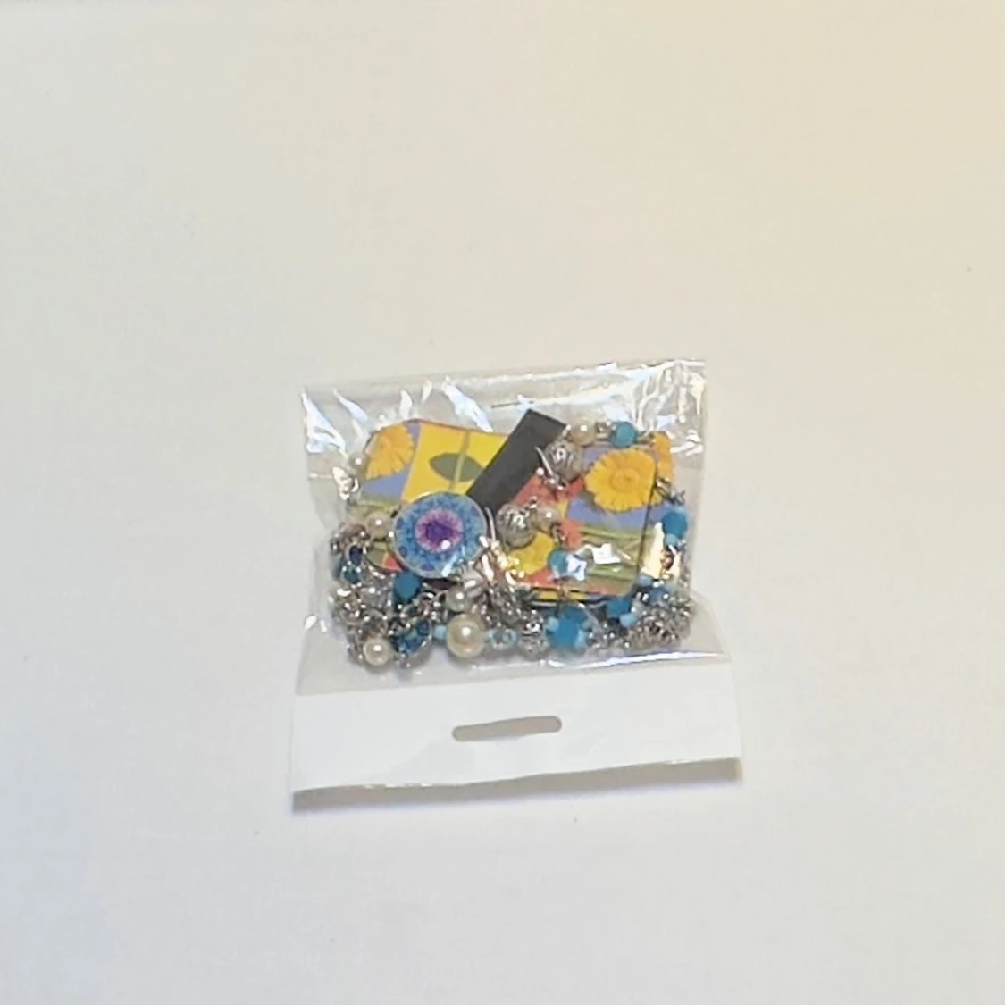 Smyckeset med blå och silver detaljer - 92