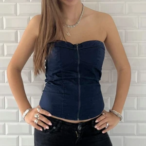 Jeanskorsett  - Jätte snygg blå jeans korsett 💙 Använt skick 