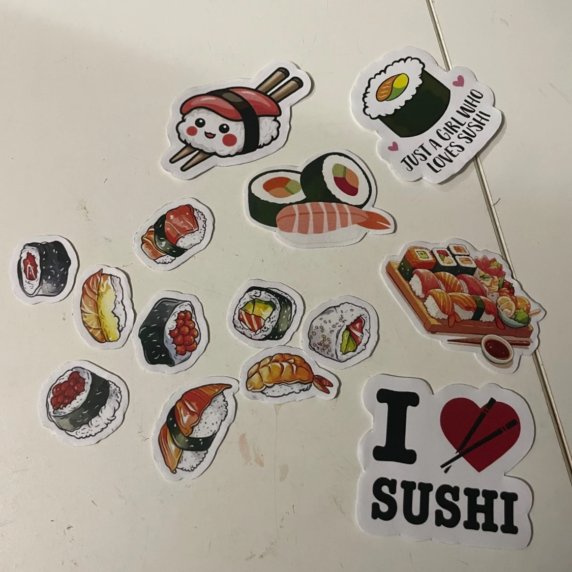 Klistermärken med sushi-tema - 1