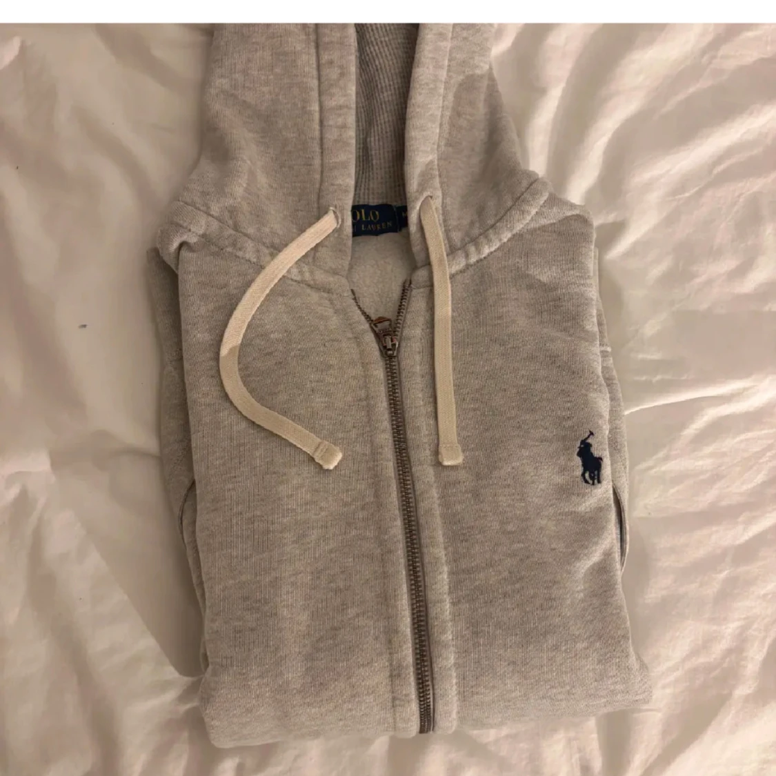 Grå hoodie från Ralph Lauren