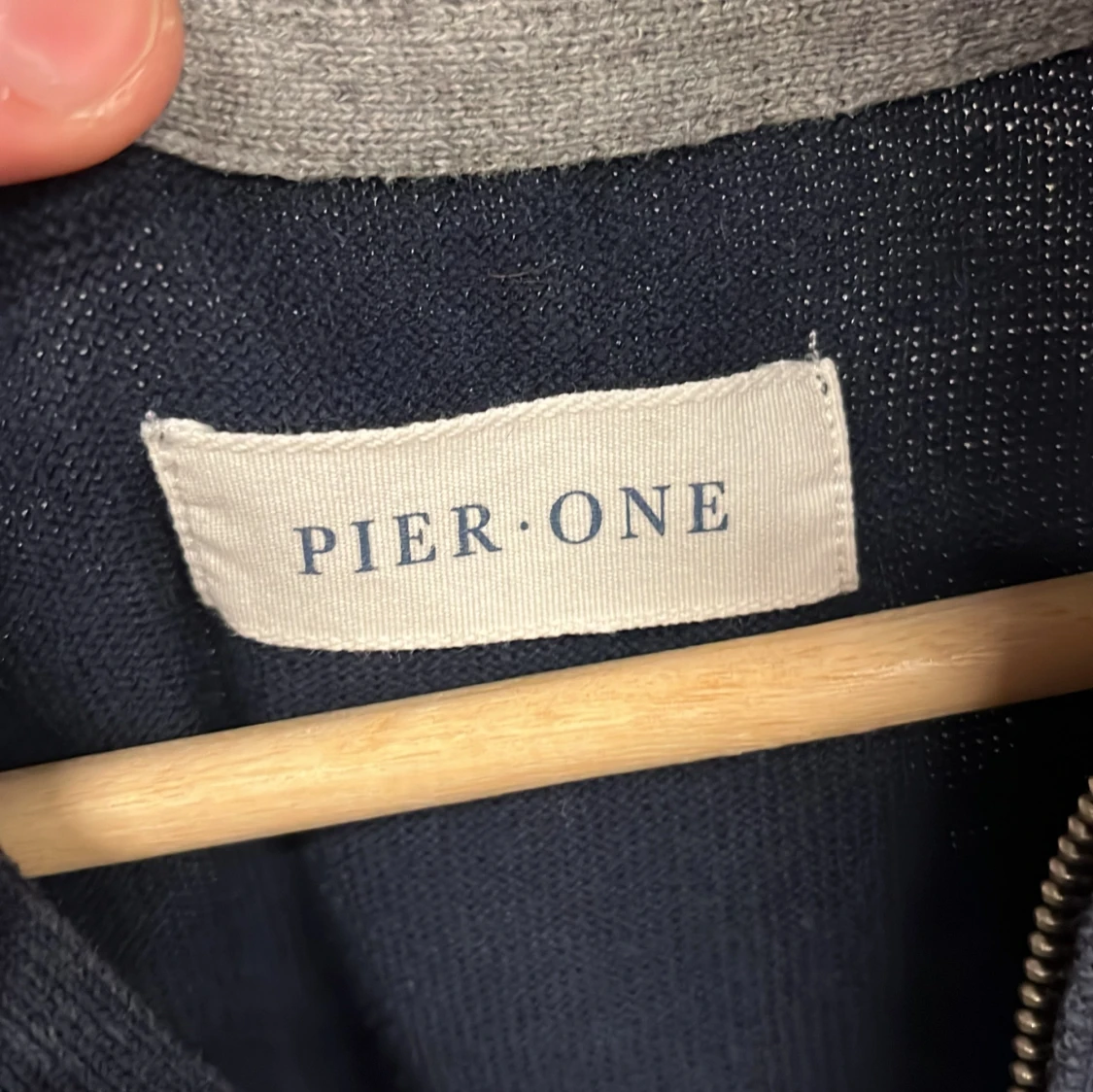 Mörkblå full zip från Pier One - 1