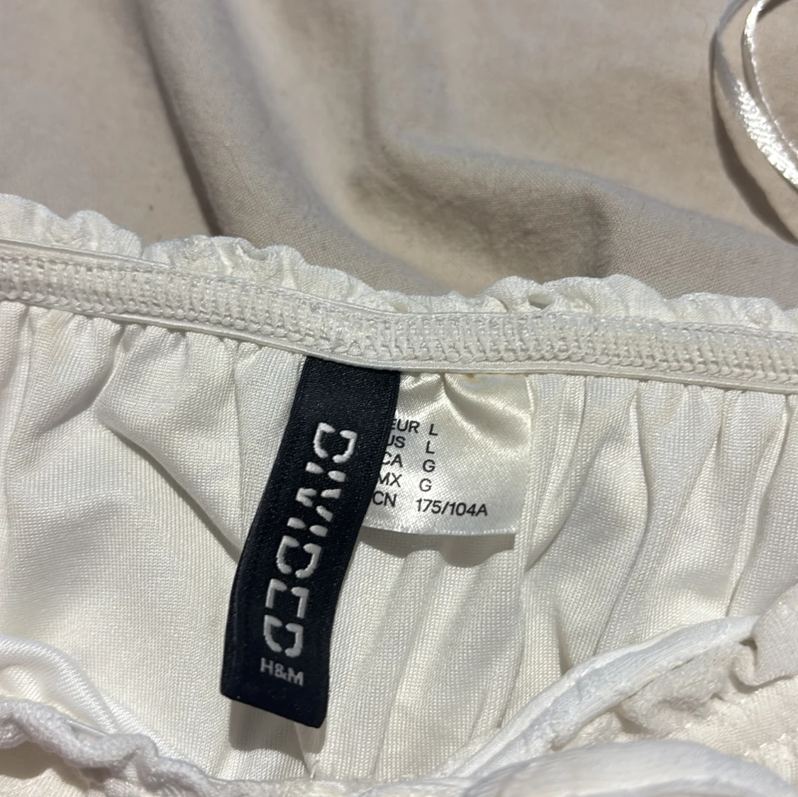 Vit klänning från H&M Divided - 2