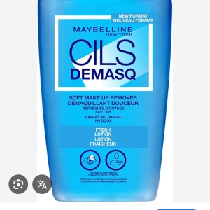 Maybelline Cils Demasq Makeup Remover - Maybelline Cils Demasq är en mild makeupborttagning som fräschar upp och lugnar huden. Den har en mjuk pH-balanserad formula och kommer i en blå flaska med en praktisk öppning. Perfekt för att effektivt ta bort smink utan att irritera huden.