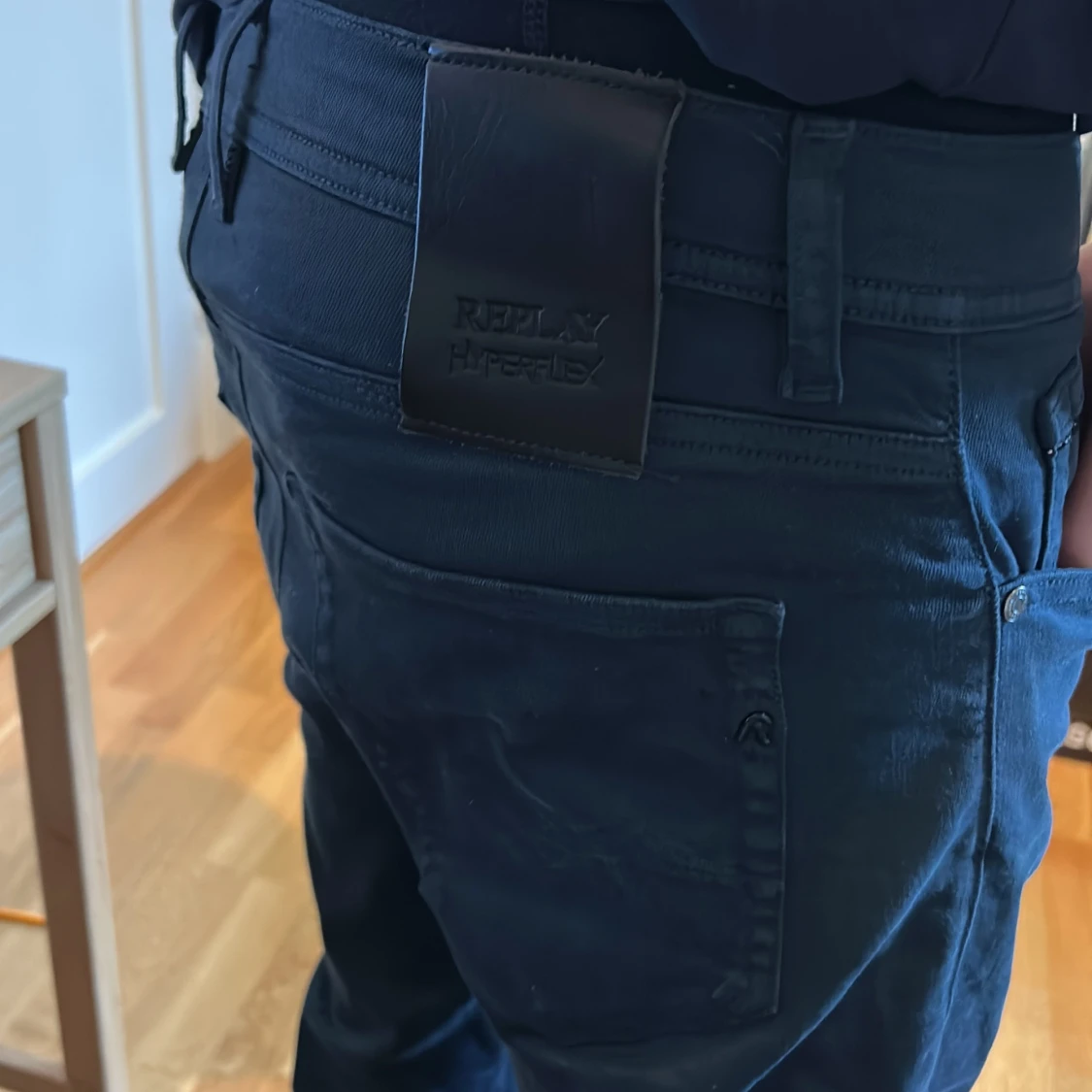 Svarta jeans från Replay Hyperflex - 2