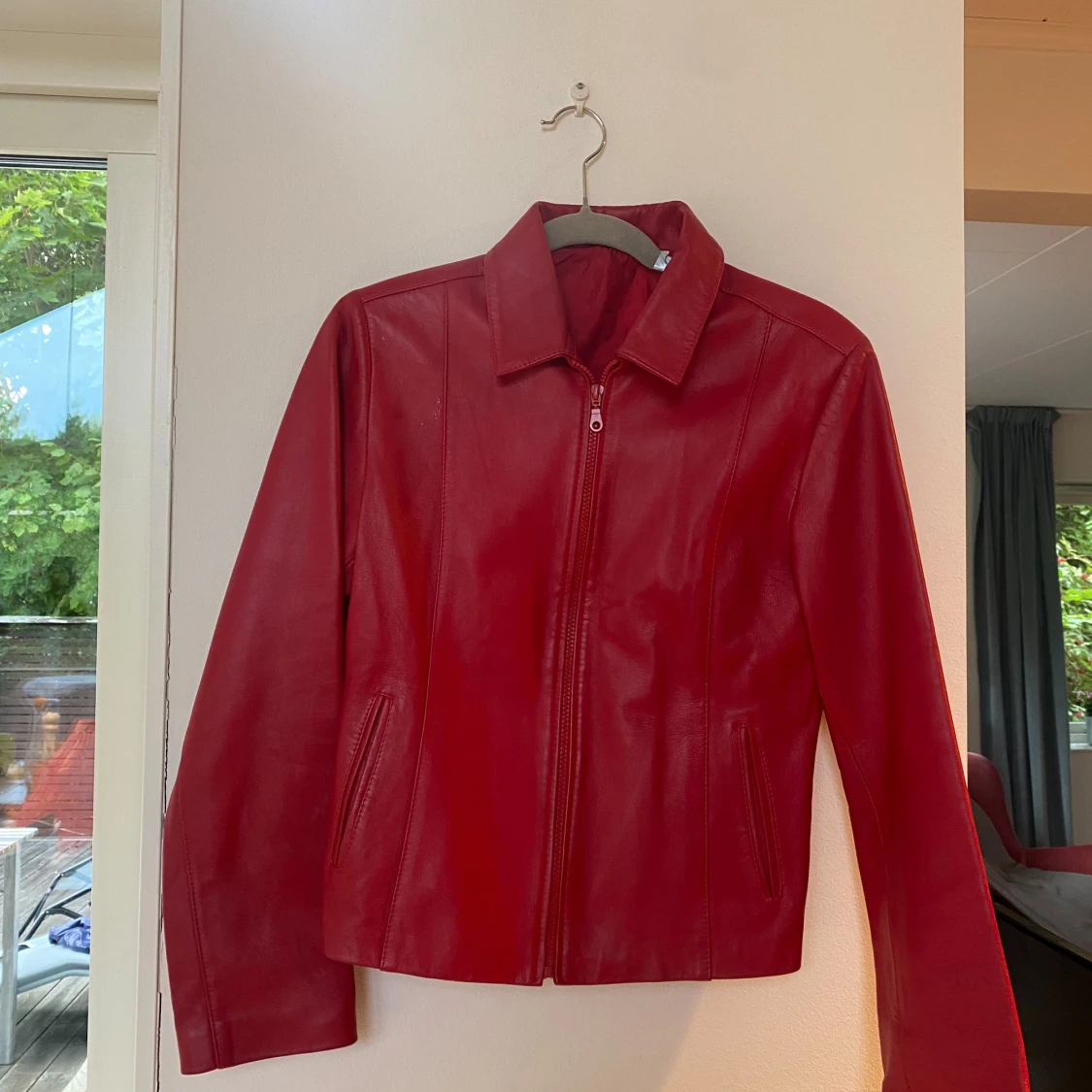 Vintage läderjacka  - 90
