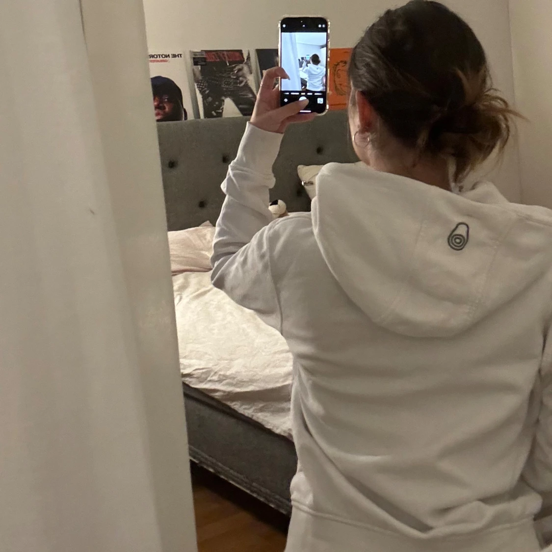 Vit hoodie från Sail Racing - 90