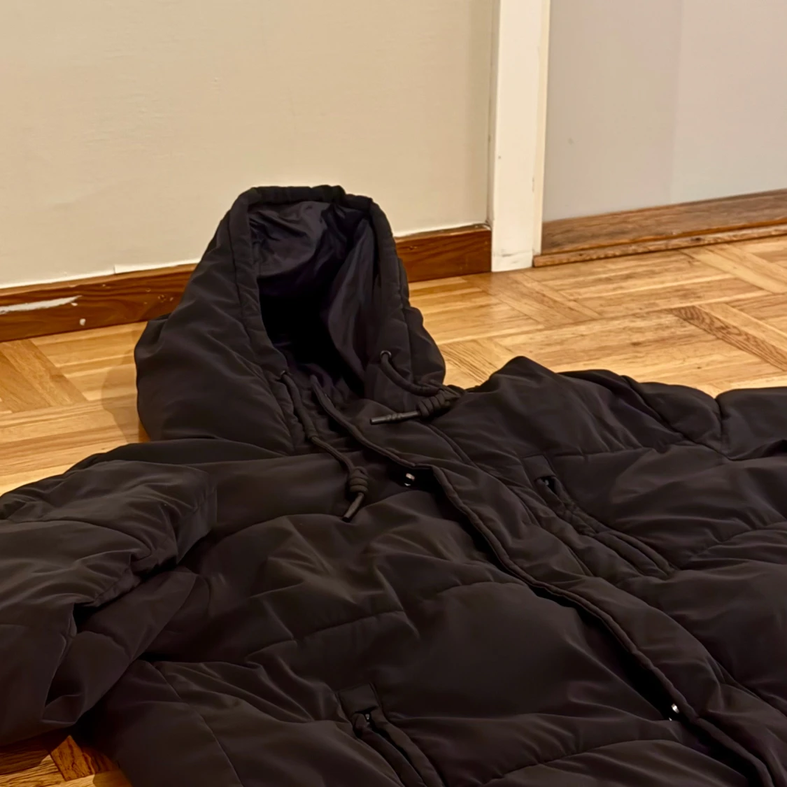 Svart pufferjacka Från Zara