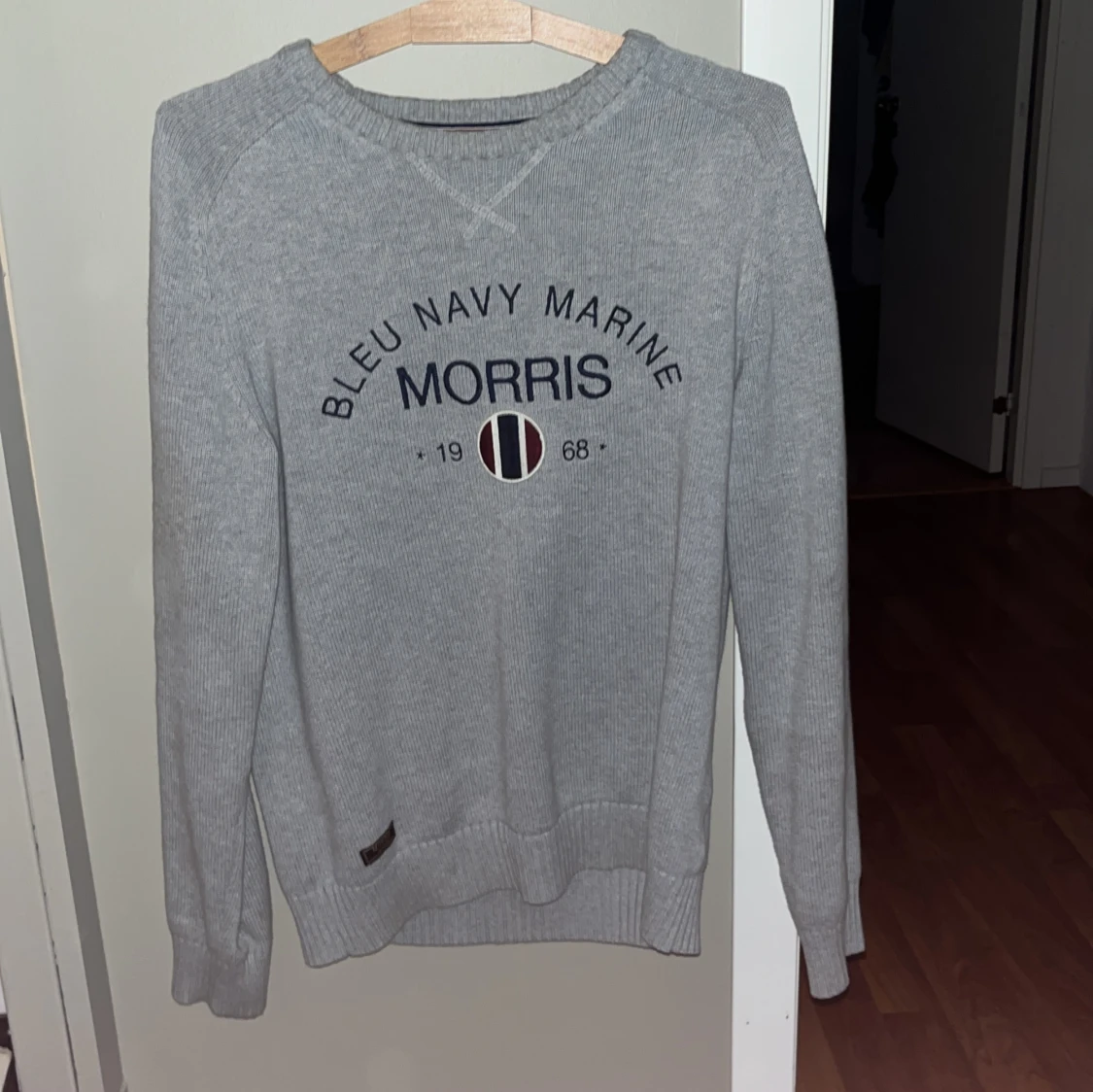 Morris bleu navy marine tröja