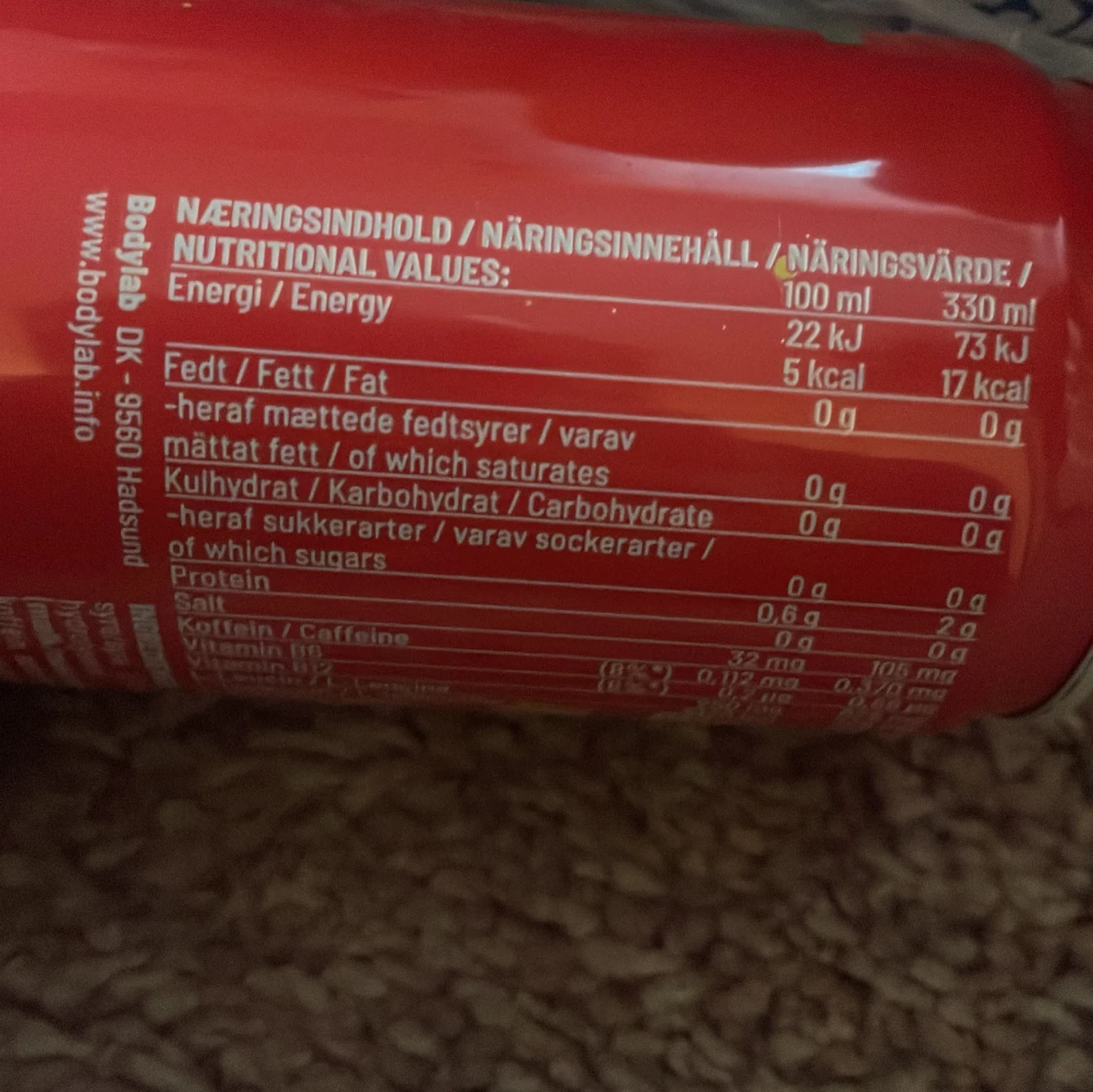 Energidryck från bodylab - 90