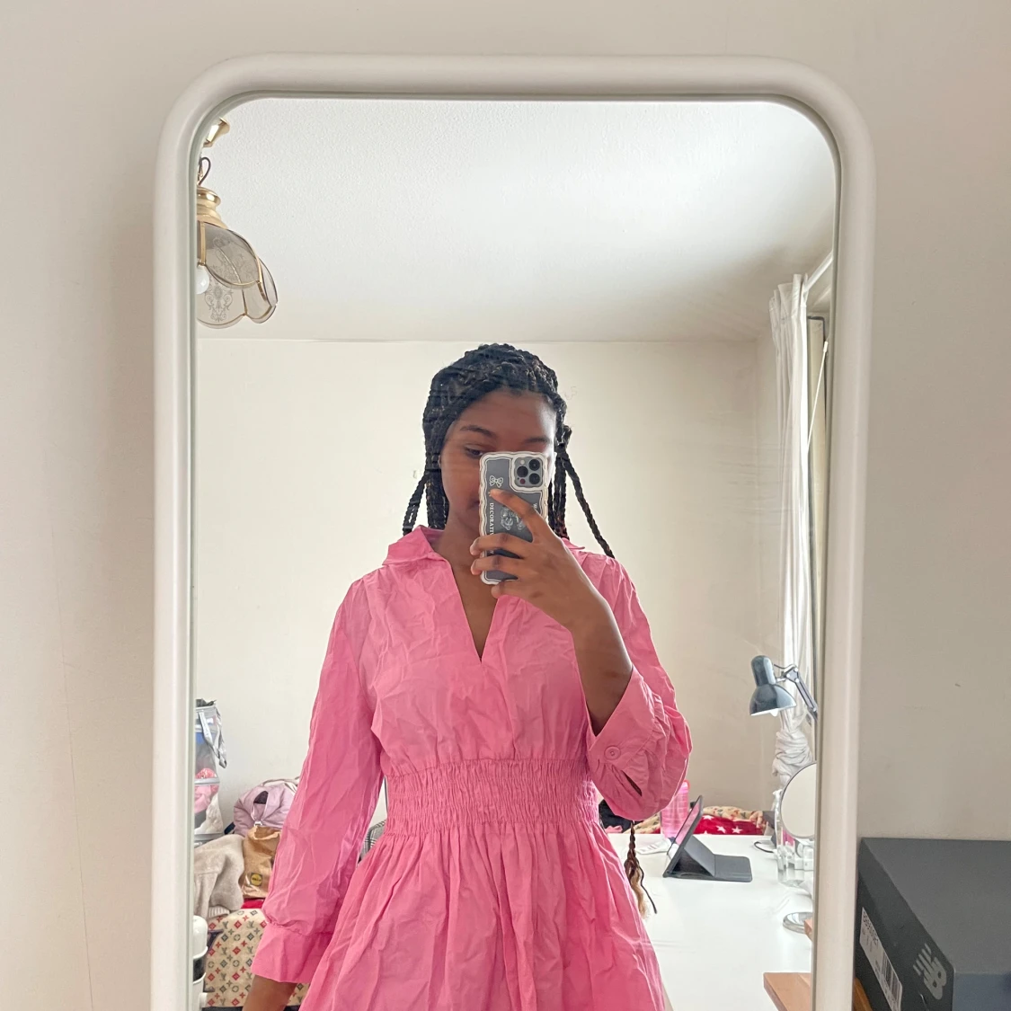 Ljus rosa klänning  - 93