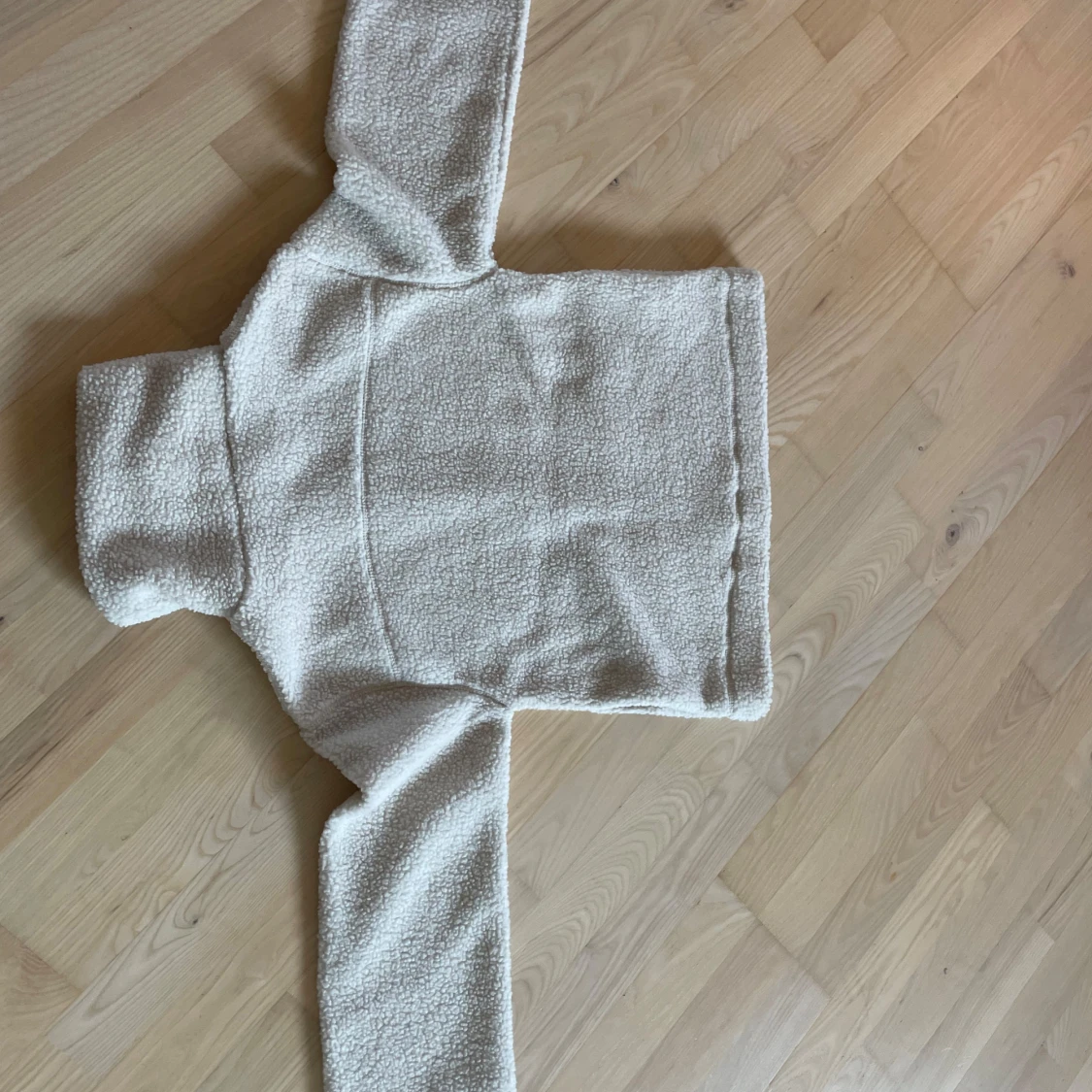 Beige teddyjacka - 90