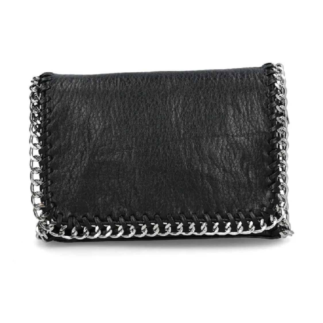 Svart axelväska med kedjedetaljer