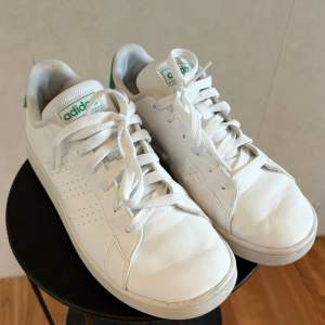 Vita adidas sneakers. I fint skick. Storlek 36 2/3. 