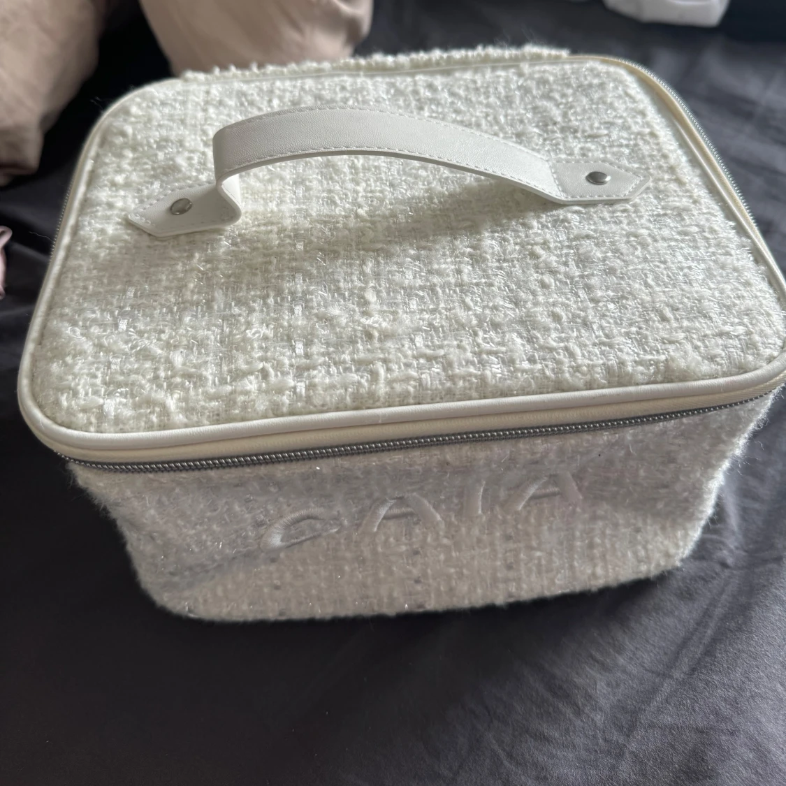 Caia necessär julkalendern vit gitter - 91