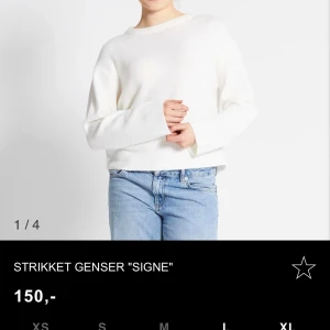 vit stickad tröja  - säljer denna fina stickade tröja från lager157. ganska fint skick men den är använd. 