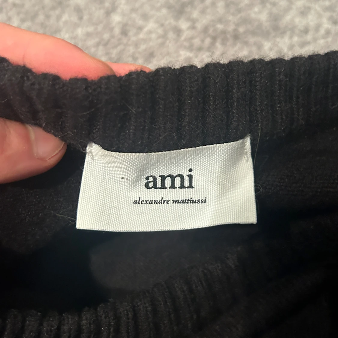 Stickad Ami Paris Tröja - 90