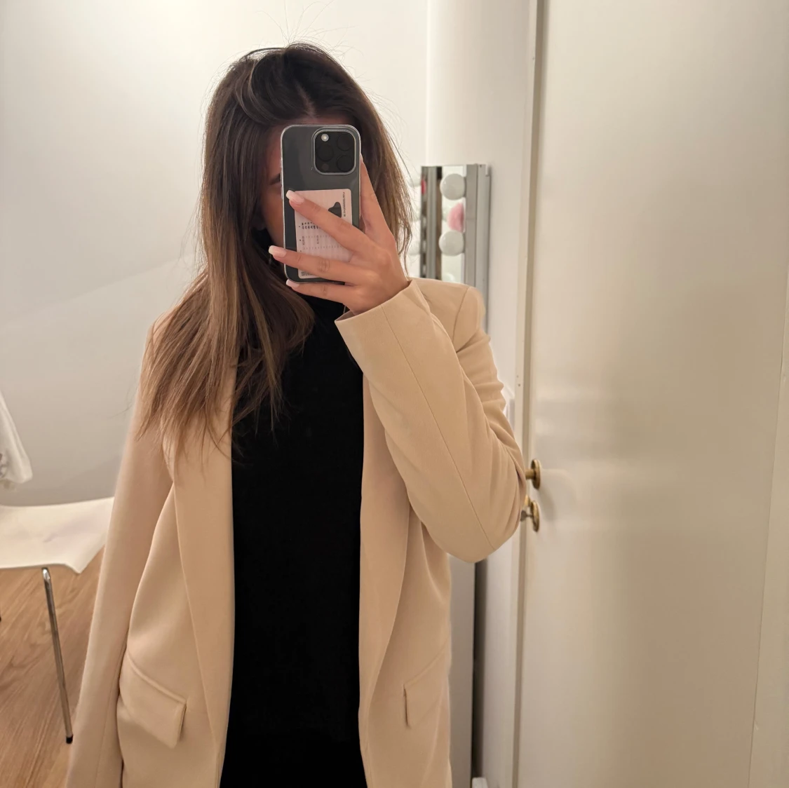 Beige kappa från NAKD STRL M - 91