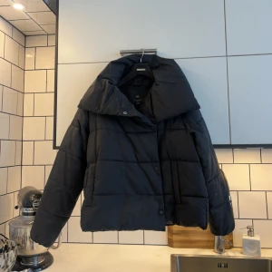 Vinterjacka - Vinterjacka från mango med sjukt snygg krage! Knappen längst ner är trasig hela knappen finns kvar och går säkert att lämna in och lagamen annars i fint skick!