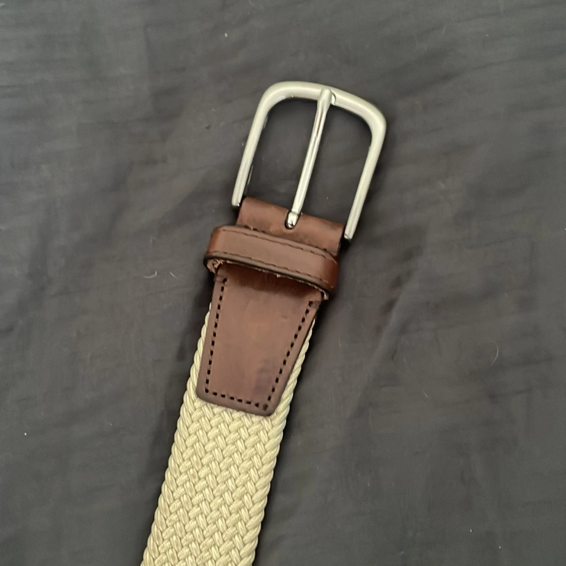 Flätat bläck bälte - 91