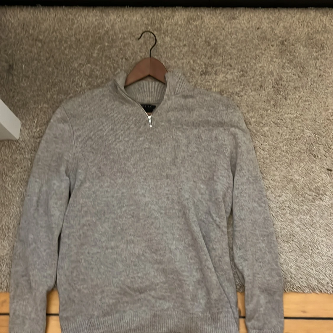 Stickad Halfzip - 91