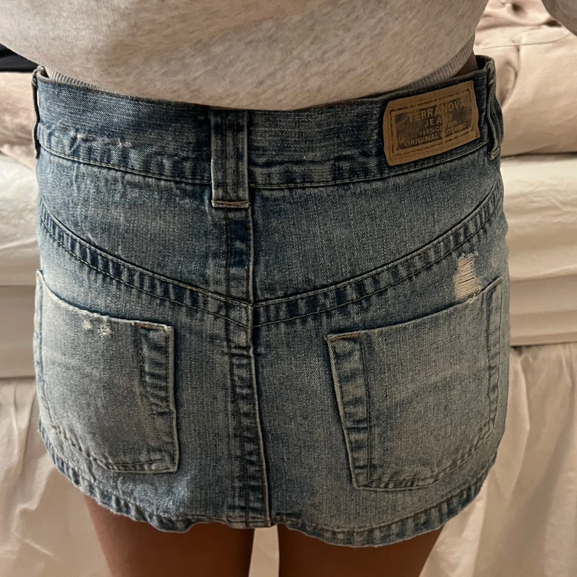 Blå jeanskjol från Abercrombie & Fitch - 1