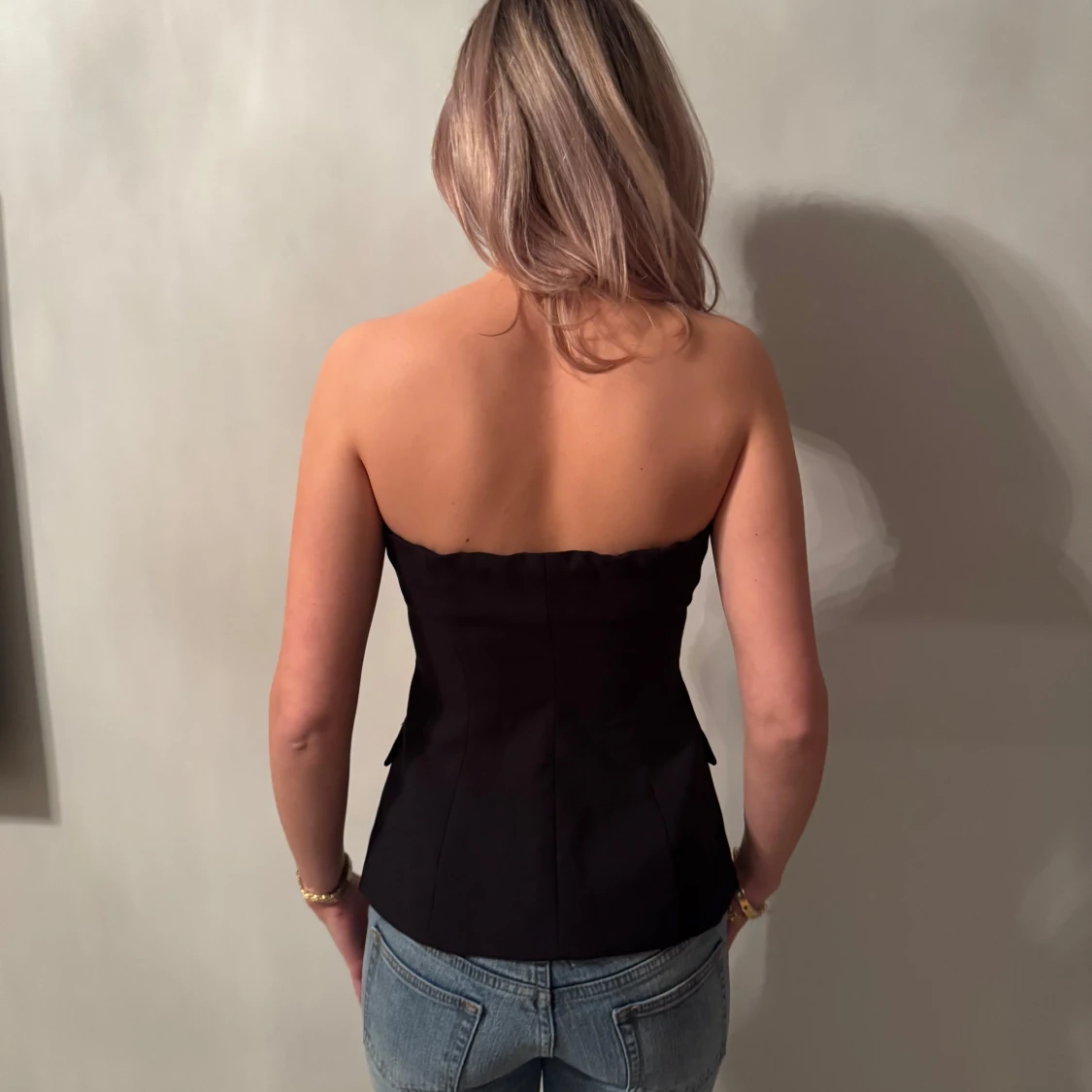 Svart tubtopp från Zara - 1