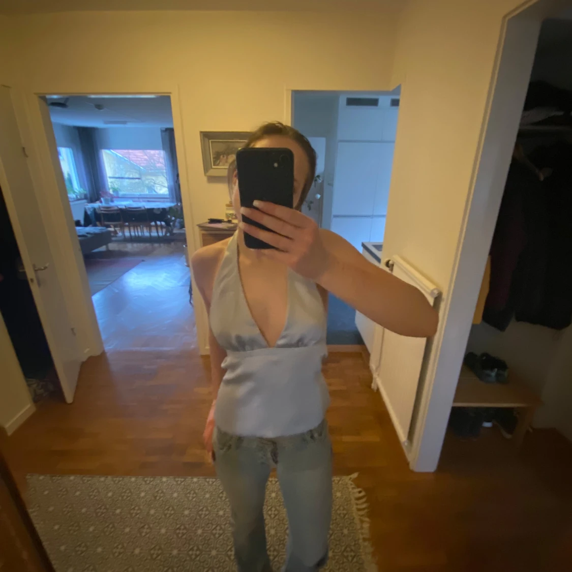 Snygg blå topp från Zara - 90