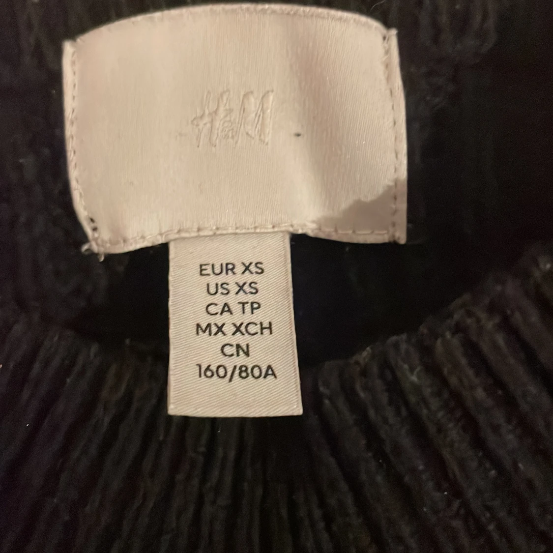 Randig oversized stickad tröja - 91