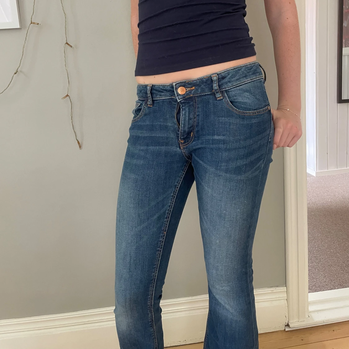 Lågmidjade jeans - 90