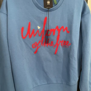G star raw - Blå oanvändb sweatshirt fr G star raw, stl M. 
