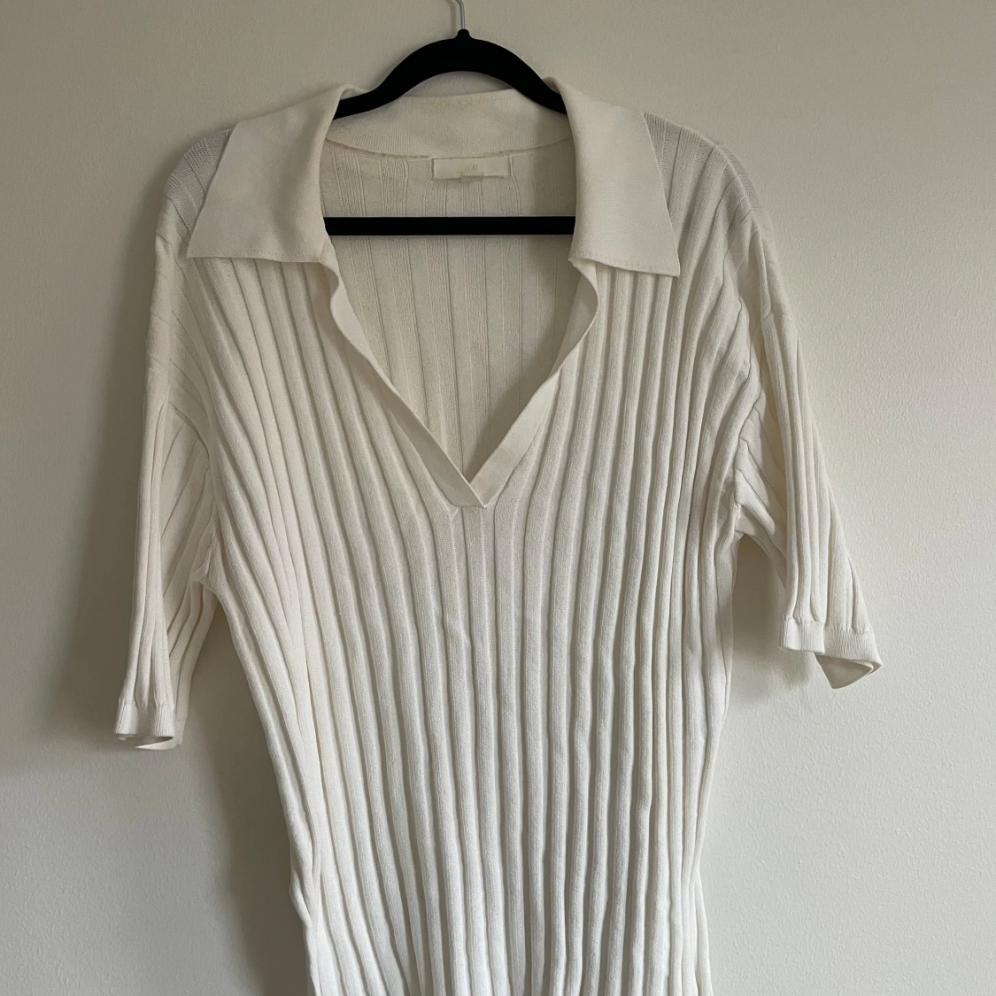 Vit ribbad tröja från H&M - 91