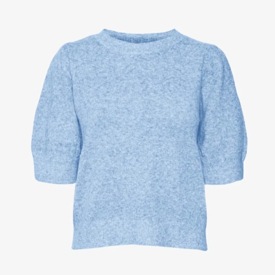 Trekvartsärmad stickad tröja