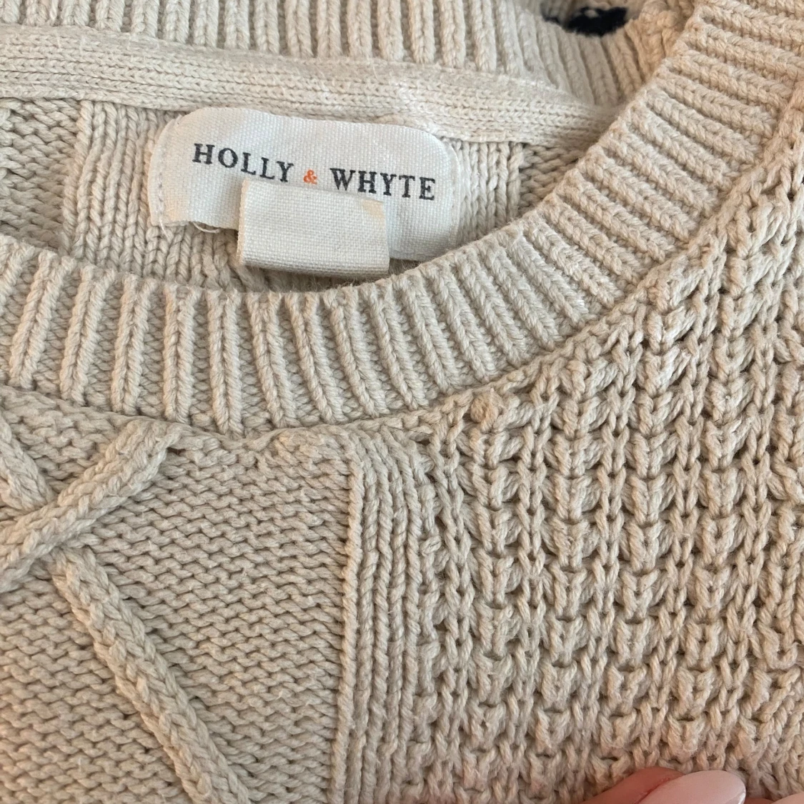 JÄTTE SNYGG stickad randig tröja!❤️🔥 - 90