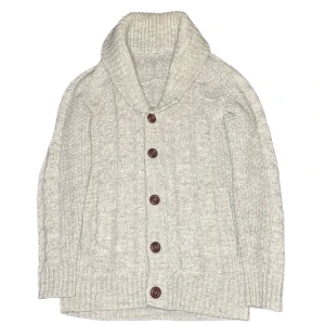 Grå stickad kofta - En stickad kofta perfekt för höst/vinter. Pm för mer info!