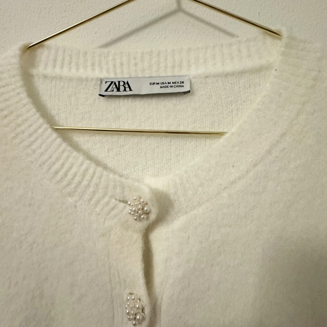 Vit kofta från Zara - 90