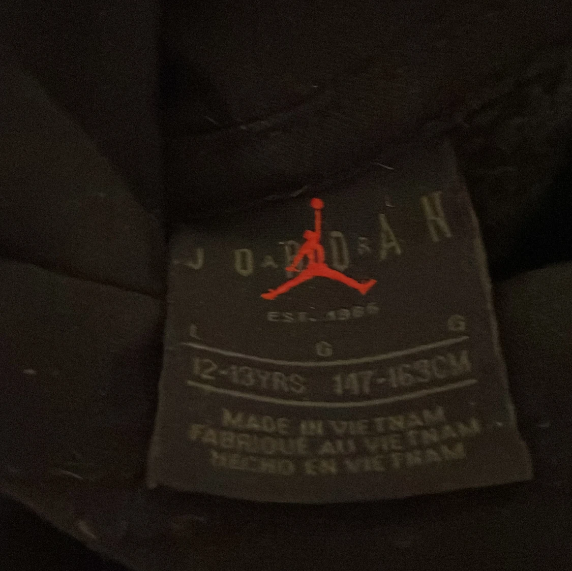 Svart hoodie från Jordan - 92