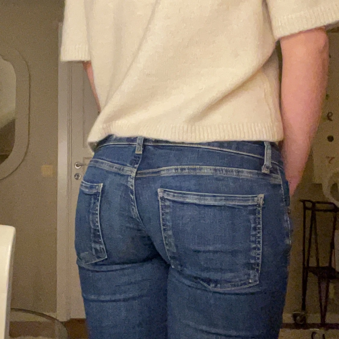 Mörkblå jeans - 91