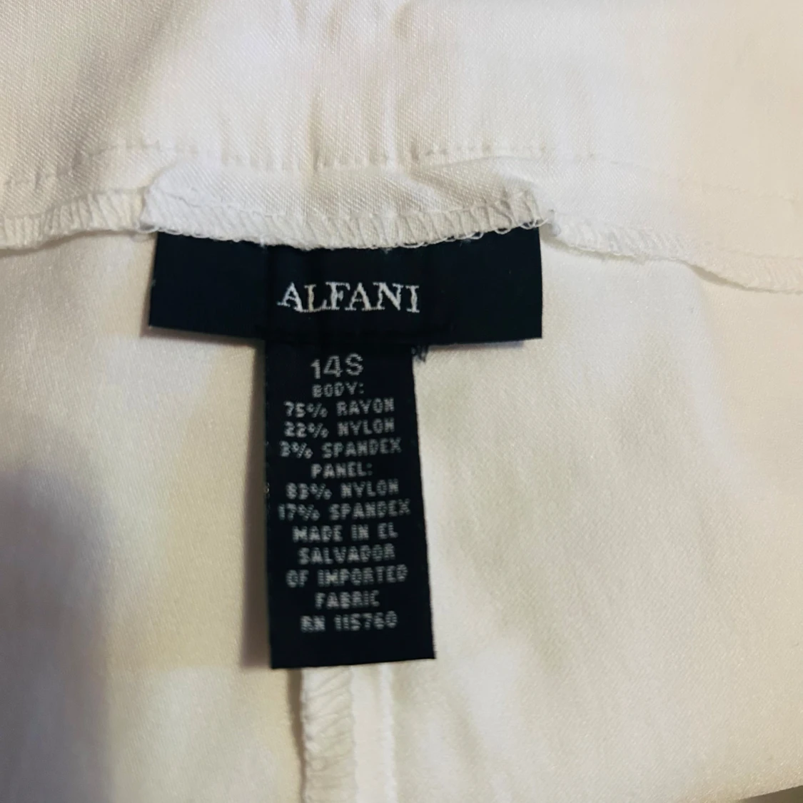 Vita byxor från Alfani - 91