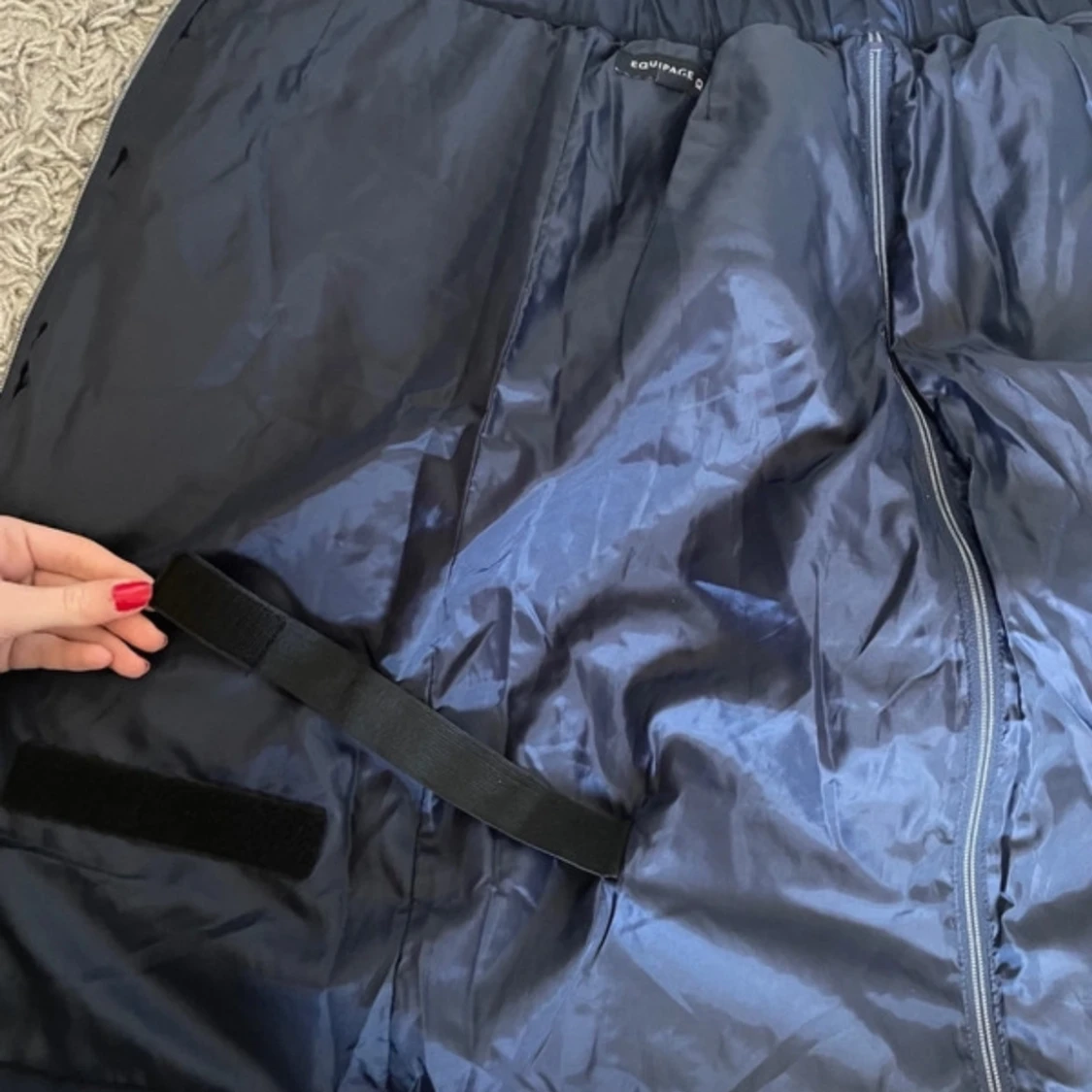 Mörkblå vadderad kjol från Equipage - 3